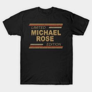 Limited Edition Rose Name Personalized Birthday Gifts T-Shirt